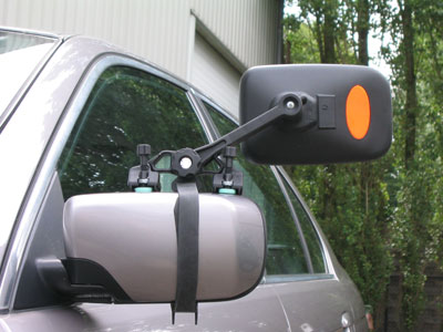 Rétroviseurs Additionnels Pour Caravane/remorque - 1 Paire, à Clipser - Double Vue, Réglables - Pour Voiture, Camion, Utilitaire